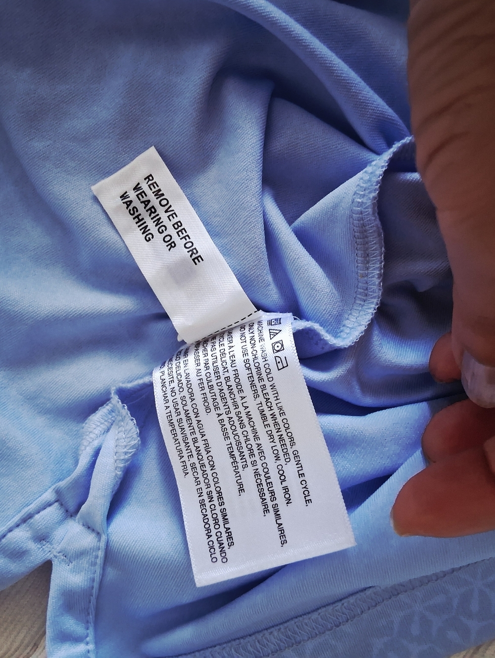 2 Greg Norman ML75 Dry Cooling Moisture Wicking Golf Polo Blue & Coral Sz:L - Picture 6 of 6